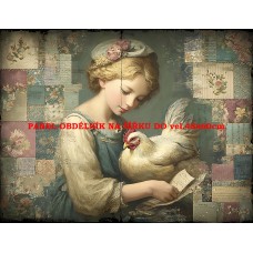 Látkový panel  kolekce NA FARMĚ  594-71