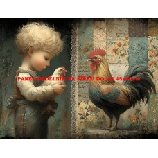 Látkový panel  kolekce NA FARMĚ  594-79