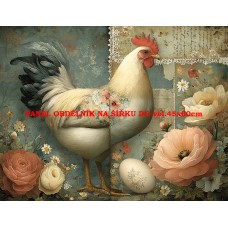 Látkový panel  kolekce NA FARMĚ  594-90