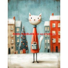 Látkový panel VÁNOČNÍ 578-248