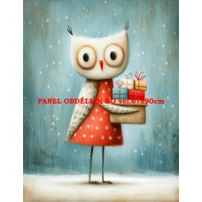 Látkový panel VÁNOČNÍ 578-252