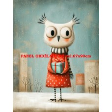 Látkový panel VÁNOČNÍ 578-254