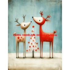 Látkový panel VÁNOČNÍ 578-255