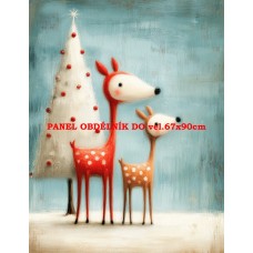 Látkový panel VÁNOČNÍ 578-256