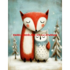 Látkový panel VÁNOČNÍ 578-259