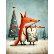 Látkový panel VÁNOČNÍ 578-261