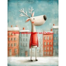 Látkový panel VÁNOČNÍ 578-264 Látkový panel VÁNOČNÍ 578-264