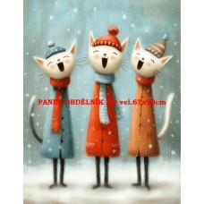 Látkový panel VÁNOČNÍ 578-270 Látkový panel VÁNOČNÍ 578-270