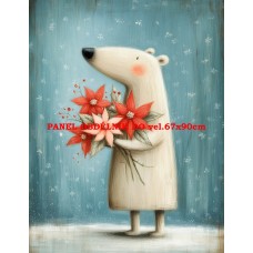 Látkový panel VÁNOČNÍ 578-277