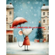 Látkový panel VÁNOČNÍ 578-281