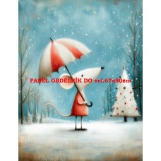 Látkový panel VÁNOČNÍ 578-282