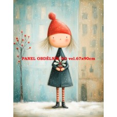 Látkový panel VÁNOČNÍ 578-285