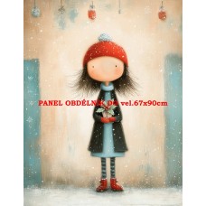 Látkový panel VÁNOČNÍ 578-286