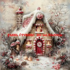  Látkový panel kolekce VÁNOCE  578-380