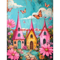 Látkový panel kolekce COLORFUL 590-123 Látkový panel kolekce COLORFUL 590-123