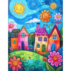 Látkový panel kolekce COLORFUL 590-128 Látkový panel kolekce COLORFUL 590-128