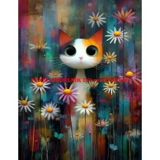 Látkový panel kolekce COLORFUL - KOČIČÍ SNY 590-143