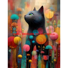 Látkový panel kolekce COLORFUL - KOČIČÍ SNY 590-150