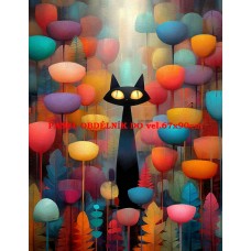 Látkový panel kolekce COLORFUL - KOČIČÍ SNY 590-161 Látkový panel kolekce COLORFUL - KOČIČÍ SNY 590-161