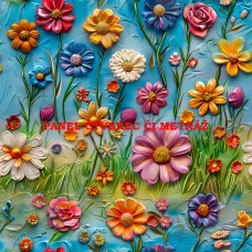 Látkový panel či metráž kolekce COLORFUL - KVĚTINY 590-268 Látkový panel či metráž kolekce COLORFUL - KVĚTINY 590-268