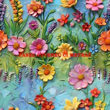 Látkový panel či metráž kolekce COLORFUL - KVĚTINY 590-269 Látkový panel či metráž kolekce COLORFUL - KVĚTINY 590-269
