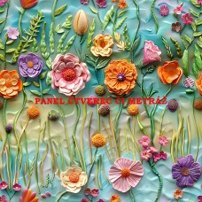 Látkový panel či metráž kolekce COLORFUL - KVĚTINY 590-271 Látkový panel či metráž kolekce COLORFUL - KVĚTINY 590-271