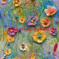 Látkový panel či metráž kolekce COLORFUL - KVĚTINY 590-272 Látkový panel či metráž kolekce COLORFUL - KVĚTINY 590-272