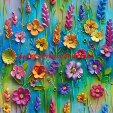 Látkový panel či metráž kolekce COLORFUL - KVĚTINY 590-278 Látkový panel či metráž kolekce COLORFUL - KVĚTINY 590-278