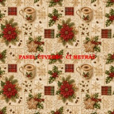 Látkový panel či metráž kolekce VÁNOCE 592-183 Látkový panel či metráž kolekce VÁNOCE 592-183