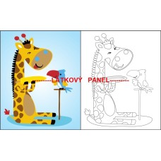 BAVLNĚNÁ LÁTKA - panel 31x50 cm  FLP299