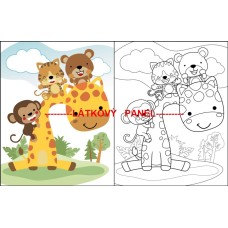 BAVLNĚNÁ LÁTKA - panel 19x30 cm  FLP722