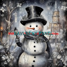 BAVLNĚNÝ PANEL  25x25 cm fbv652