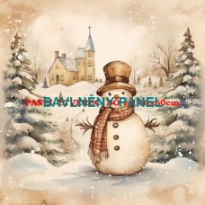 BAVLNĚNÝ PANEL  25x25 cm fbv656