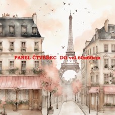 bavlněný panel 25x25 cm  flp707