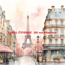 bavlněný panel 25x25 cm  flp708