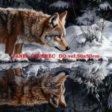 BAVLNĚNÝ PANEL - 25x25 cm  lpz784