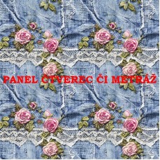 BAVLNĚNÝ PANEL 15x15 cm - kve353 BAVLNĚNÝ PANEL 15x15 cm - kve353