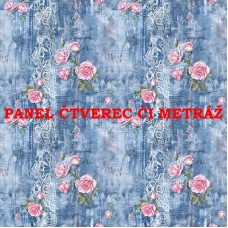 BAVLNĚNÝ PANEL 20x20 cm - kve358 BAVLNĚNÝ PANEL 20x20 cm - kve358