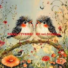 BAVLNĚNÝ PANEL - 40x40 cm  lpz793