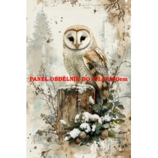 BAVLNĚNÝ PANEL 17x25 cm lpz672