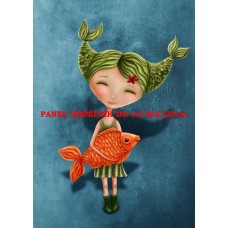 Látkový panel  kolekce ZNAMENÍ - RYBY  196-110