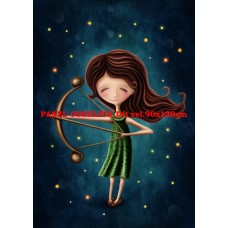 Látkový panel  kolekce ZNAMENÍ - STŘELEC  196-123