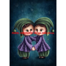 Látkový panel kolekce ZNAMENÍ - BLÍŽENCI 196-131 Látkový panel kolekce ZNAMENÍ - BLÍŽENCI 196-131