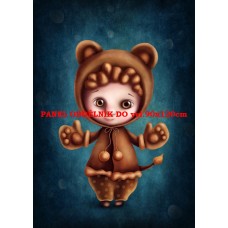 Látkový panel kolekce ZNAMENÍ - LEV 196-132 Látkový panel kolekce ZNAMENÍ - LEV 196-132