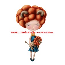 Látkový panel kolekce ZNAMENÍ - LEV 196-144 Látkový panel kolekce ZNAMENÍ - LEV 196-144