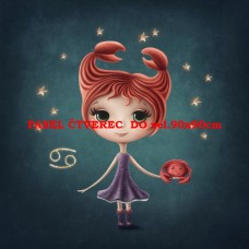 Látkový panel kolekce ZNAMENÍ - RAK 196-186