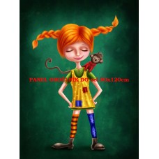 Látkový panel  kolekce POHÁDKOVÉ ELENKY  - PIPI  196-24