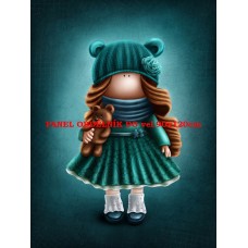 Látkový panel  kolekce POHÁDKOVÉ ELENKY   196-41