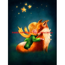 Látkový panel  kolekce POHÁDKOVÉ ELENKY - MALÝ PRINC  196-5