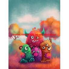 Látkový panel  kolekce POHÁDKOVÉ ELENKY   196-52